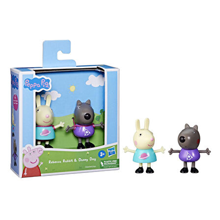 Peppa Pig Peppa'nın En İyi Arkadaşlari Oyun Seti Rebecca And Danny F6413-F7654