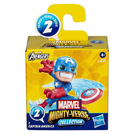 Avengers Mighty Verse Aksiyon Figürleri Captain America G0069-G0095