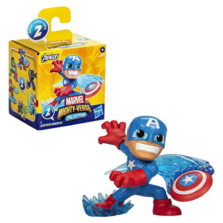 Avengers Mighty Verse Aksiyon Figürleri Captain America G0069-G0095