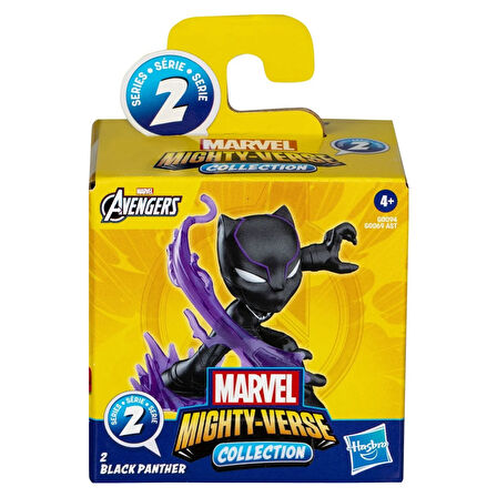 Avengers Mighty Verse Aksiyon Figürleri Black Panther G0069-G0094