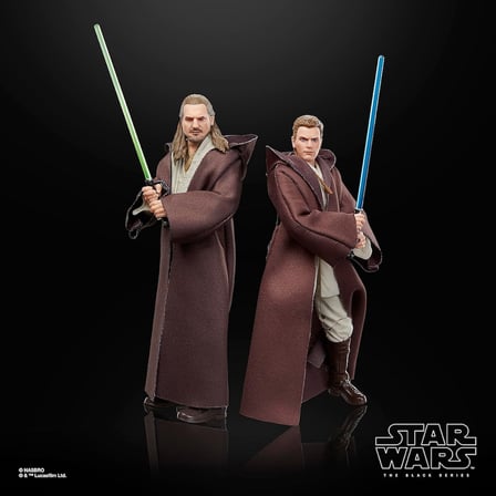 Star Wars Black Series Qui-Gon Jinn, Darth Maul, Obi-Wan Kenobi (Star Wars: The Phantom Menace) Aksiyon Figür Seti