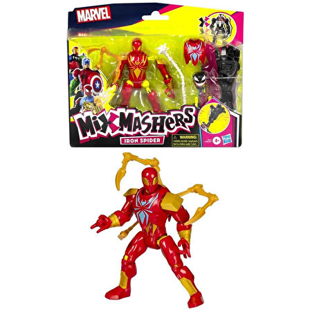 Marvel Iron Spıder MixMashers Deluxe Figür F9206 F9217
