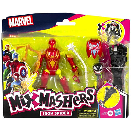 Marvel Iron Spıder MixMashers Deluxe Figür F9206 F9217