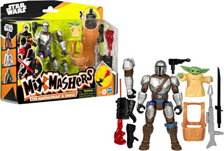 STAR WARS MIXMASHERS THE MANDALORIAN & GROGU F9481 G0300