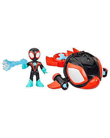 Marvel Spidey and His Amazing Friends Water Webs Miles Morales ve Dönen Yunus Figür Seti G1465