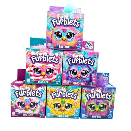 Furby Furblets Mini Friends F9703 6'lı Tam Set