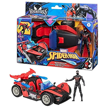 Orjinal Marvel Spiderman Venom Versus Miles Morales Remix Racer