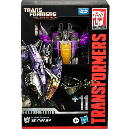 Hasbro Transformers Studio Series Gamer Edition 11 Voyager Class Skywarp (Transformers: War for Cybertron) Aksiyon Figürü