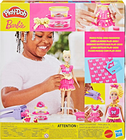 Play Doh Barbie Fırfırlar ve Fiyonklar Oyun Hamuru Seti