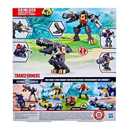 Transformers Cyberworld Grimlock Chomp And Battle Action Figure G0748