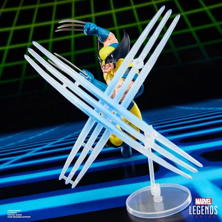 Hasbro Marvel Legends Gamerverse Wolverine vs Marvel's Silver Samurai (Retro Video Game) İkili Aksiyon Figür Seti