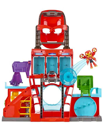 Marvel Iron Man and His Awesome Friends Iron Quarters Oyun Seti G1259