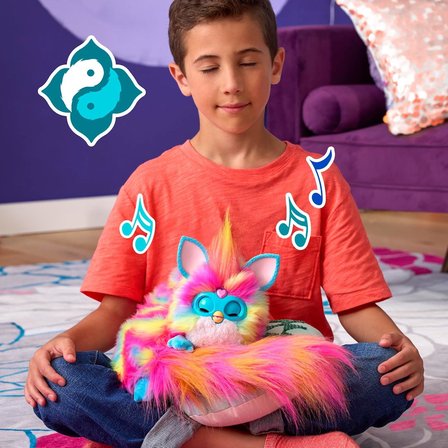Furby DJ Furby İnterakti̇f Peluş Gökkuşağı