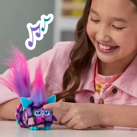 Furby DJ Furblets Dis-Co-Dazz İnteraktif Elektronik Peluş Oyuncak Sesli Müzikli 45+ Ses