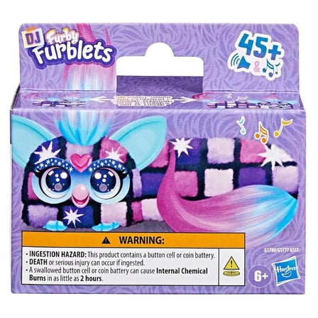 Furby DJ Furblets Dis-Co-Dazz İnteraktif Elektronik Peluş Oyuncak Sesli Müzikli 45+ Ses