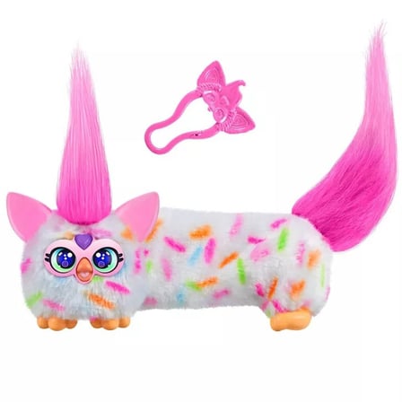 Furby DJ Furblets Berry-Cup-Cake İnteraktif Elektronik Peluş Oyuncak Sesli Müzikli 45+ Ses