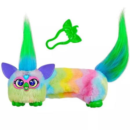 Furby DJ Furblets Can-Dee-Swirl İnteraktif Elektronik Peluş Oyuncak Sesli Müzikli 45+ Ses
