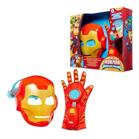 Hasbro Iron Man Maske ve Elektronik Eldiven Seti Işıklı ve Sesli