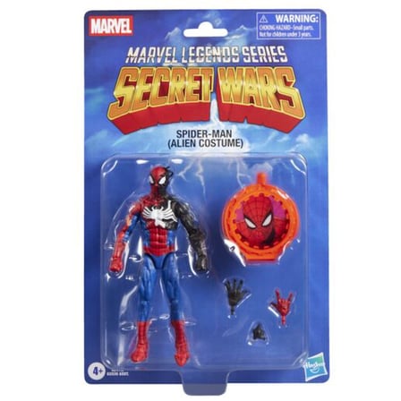 Hasbro Marvel Legends Secret Wars Spider-Man (Alien Costume) Aksiyon Figürü