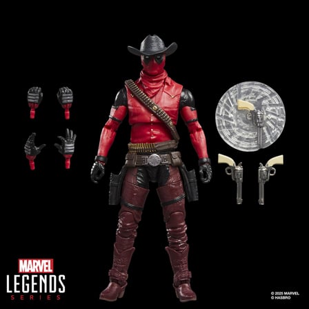 Legends Serisi Cowboypool, Marvel Studios'un Deadpool & Wolverine Film Koleksiyonluk 15,5 cm Aksiyon Figürü Hediyesi