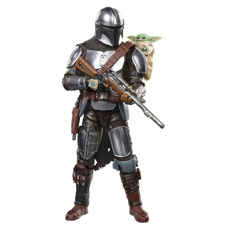 Hasbro Star Wars Black Series The Mandalorian & Grogu Deluxe, Star Wars: The Mandalorian & Grogu Aksiyon Figür Seti