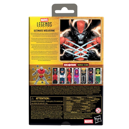 Hasbro Marvel Legends Ultimate Wolverine, Ultimate Universe Comics Aksiyon Figürü (Marvel's Box BAF)