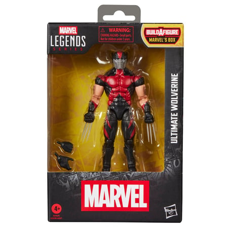 Hasbro Marvel Legends Ultimate Wolverine, Ultimate Universe Comics Aksiyon Figürü (Marvel's Box BAF)