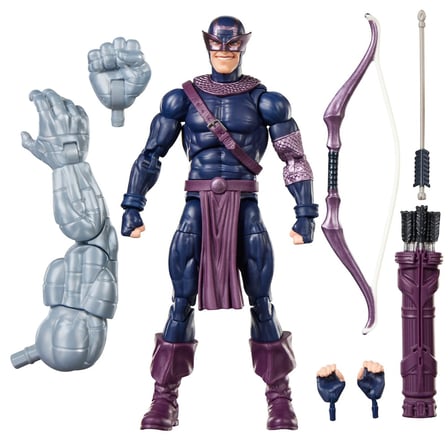 Hasbro Marvel Legends Dark Avengers Hawkeye, Dark Avengers Comics Aksiyon Figürü (Marvel's Box BAF)