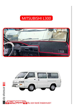 Mıtsubıshı L300 Torpido Koruma  Halısı -  Kırmızı Kenar