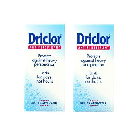 Driclor Anti Perspirant Roll-On 20 Ml-2 ADET- SKT:02/2025