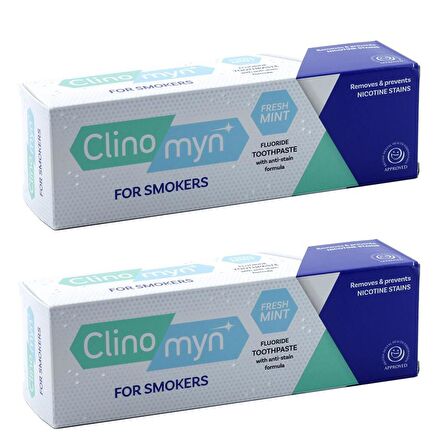 Clinomyn Diş Macunu Sigara İçenlere 75 ml Smokers 2 Paket