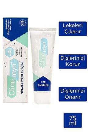 Clinomyn Sigara Içenler Için Diş Macunu 75 ml 2 Adet