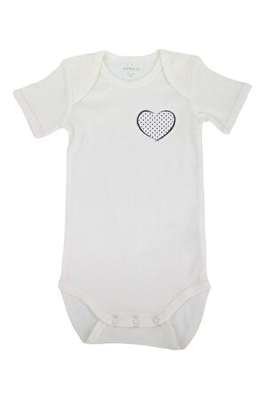 Kız Çocuk %100 Organik Pamuk Çok Renkli Kısa Kollu 3'lü Bodysuit / Zıbın