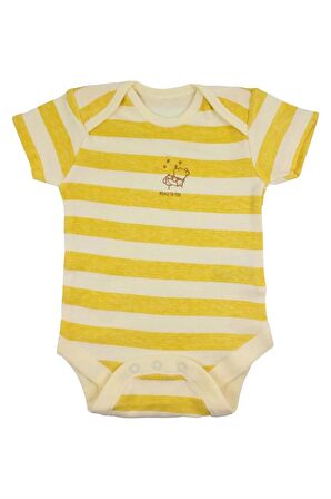 Bebek Disney Winnie The Pooh %100 Pamuk 5'li Kısa Kollu Bodysuit/zıbın