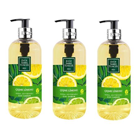 Eyüp Sabri Tuncer Sıvı Sabun Çeşme Limonu 500 Ml X 3 Adet