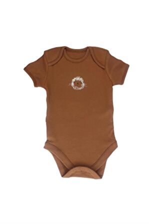 Bebek %100 Pamuk Hayvan Baskılı Kısa Kollu 7'li Bodysuit