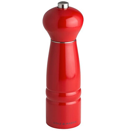 Cole & Mason Windsor Flame Red Gloss 180mm Tuz Değirmeni H478751
