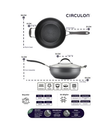 ANS-5011275822018-D-MYR226ES-CIRCULON, ESSENTIALS TAVA 26CM