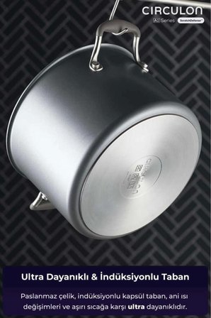 ANS-5011275822100-D-MYR3S-CIRCULON, 5 PARÇA 24CM TENCERE TAVA SETİ