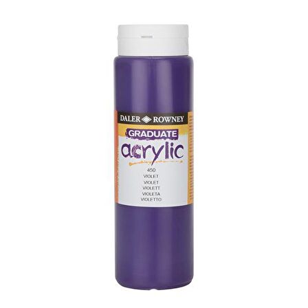 Daler Rowney Graduate Akrilik Boya 500ml 450 Violet