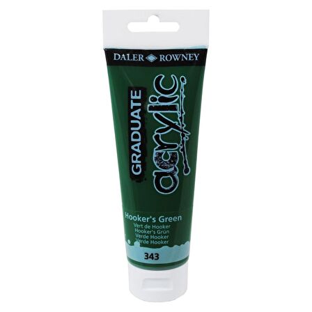 Daler Rowney Graduate Akrilik Boya 120ml Hookers Green (343)