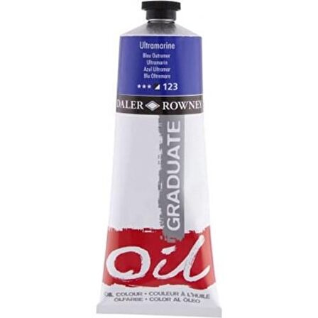 Daler Rowney Graduate Yağlı Boya 200ml 123 Ultmarine