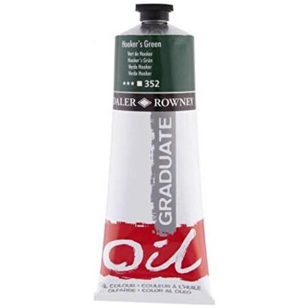 Daler Rowney Graduate Yağlı Boya 200ml 352 Hookers Green