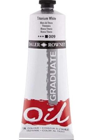Daler Rowney Graduate Yağlı Boya 200ml 009 Titanium White