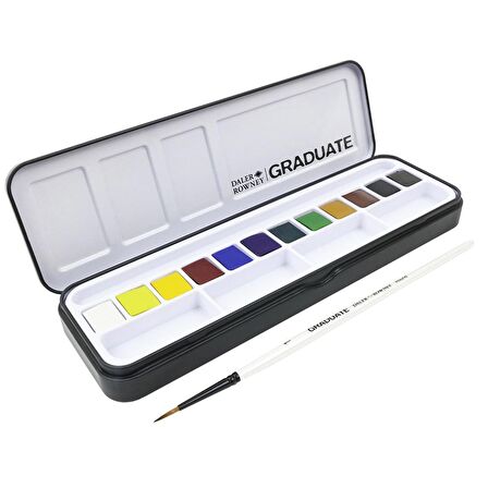 Daler Rowney Graduate Suluboya Seti 12 Renk FT135900012