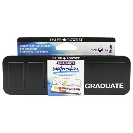 Daler Rowney Graduate Suluboya Seti 12 Renk FT135900012