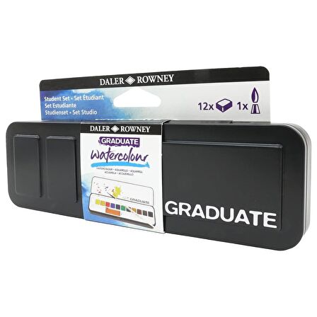 Daler Rowney Graduate Suluboya Seti 12 Renk FT135900012