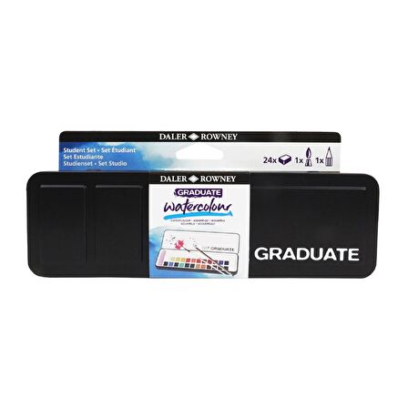 Daler Rowney Graduate Suluboya Seti 24 Renk FT135900024