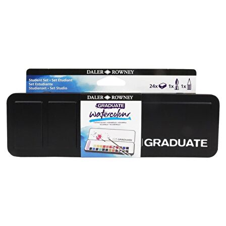 Daler Rowney Graduate Suluboya Seti 24 Renk FT135900024