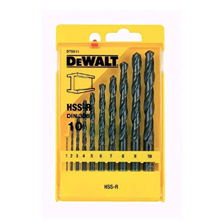 Dewalt Dt5911-qz 10 Parça Hss-R Metal Uç Seti